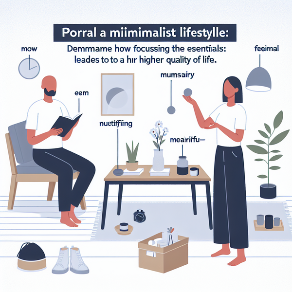 Lifestyle Minimalismus: Wie die Beschränkung auf das Wesentliche zu einer besseren Lebensqualität führt