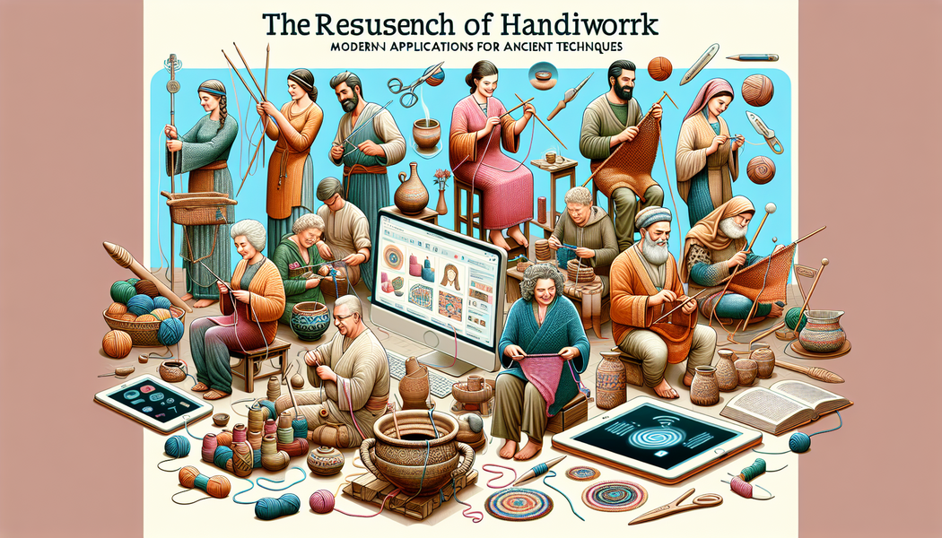 Renaissance traditioneller Muster in der Innendekoration - Die Renaissance der Handarbeit: Moderne Anwendungen für alte Techniken